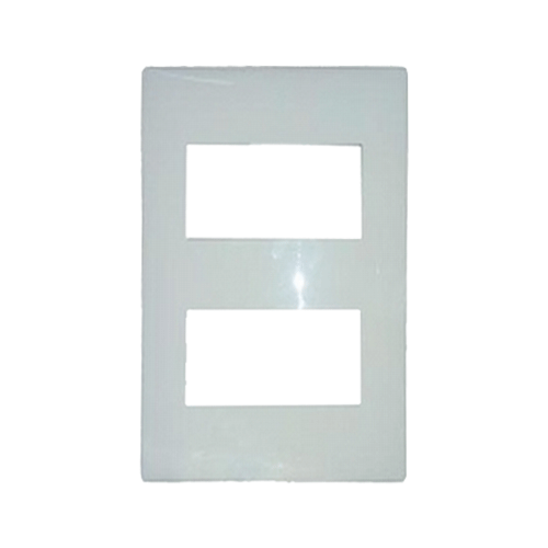 Legrand Mylinc 4x2M Matt Grey Plate With Frame, 6763 56